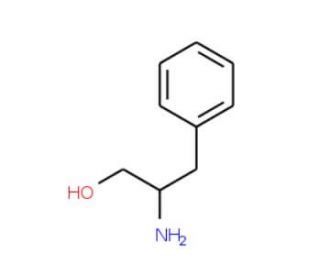 2-amino-3-phenylpropan-1-ol (CAS 16088-07-6) - chemical structure image