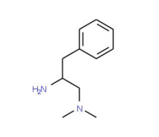 (2-amino-3-phenylpropyl)dimethylamine - chemical structure image