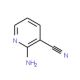 2-Amino-3-pyridinecarbonitrile (CAS 24517-64-4) - chemical structure image