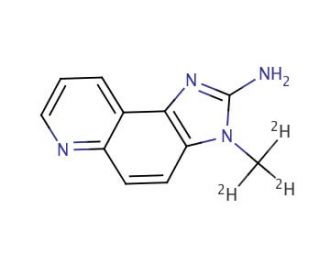 2-Amino-3-trideuteromethyl-3H-imidazo[4,5-F]quinoline (CAS 82050-10-0) - chemical structure image