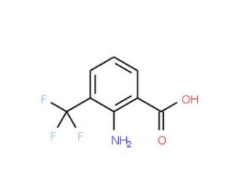 2-Amino-3-(trifluoromethyl)benzoic acid (CAS 313-12-2) - chemical structure image