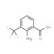 2-Amino-3-(trifluoromethyl)benzoic acid (CAS 313-12-2) - chemical structure image