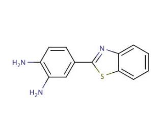 2-amino-4-(1,3-benzothiazol-2-yl)phenylamine - chemical structure image