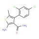 2-Amino-4-(2,4-dichlorophenyl)-5-methylthiophene-3-carboxamide - chemical structure image