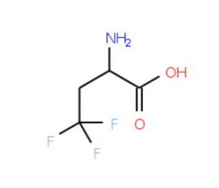 2-Amino-4,4,4-trifluorobutyric acid (CAS 15959-93-0) - chemical structure image