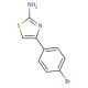 2-Amino-4-(4-bromophenyl)thiazole (CAS 2103-94-8) - chemical structure image
