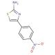 2-Amino-4-(4-nitrophenyl)thiazole (CAS 2104-09-8) - chemical structure image
