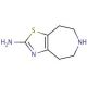 2-Amino-4,5,6,7,8-pentahydrothiazolo[5,4-d]azepine Dihydrochloride (CAS 36085-64-0) - chemical structure image