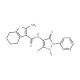 2-Amino-4,5,6,7-tetrahydro-benzo[b]thiophene-3-carboxylic acid (1,5-dimethyl-3-oxo-2-phenyl-2,3-dihydro-1H-pyrazol-4-yl)-amid