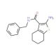 2-Amino-4,5,6,7-tetrahydro-benzo[b]thiophene-3-carboxylic acid benzylamide - chemical structure image