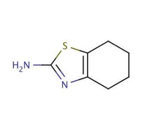 2-Amino-4,5,6,7-tetrahydrobenzothiazole (CAS 2933-29-1) - chemical structure image