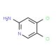2-Amino-4,5-dichloropyridine (CAS 188577-68-6) - chemical structure image