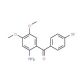 (2-Amino-4,5-dimethoxy-phenyl)-(4-bromo-phenyl)-methanone - chemical structure image