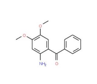 (2-Amino-4,5-dimethoxy-phenyl)-phenyl-methanone - chemical structure image