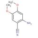 2-Amino-4,5-dimethoxybenzonitrile (CAS 26961-27-3) - chemical structure image