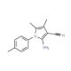 2-amino-4,5-dimethyl-1-(4-methylphenyl)-1H-pyrrole-3-carbonitrile (CAS 72578-53-1) - chemical structure image