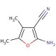2-Amino-4,5-dimethyl-3-furancarbonitrile (CAS 5117-88-4) - chemical structure image