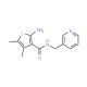 2-Amino-4,5-dimethyl-N-(pyridin-3-ylmethyl)-thiophene-3-carboxamide - chemical structure image
