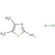 2-Amino-4,5-dimethylthiazole hydrochloride (CAS 71574-33-9) - chemical structure image