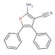 2-Amino-4,5-diphenyl-3-furancarbonitrile (CAS 5503-73-1) - chemical structure image