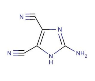 2-Amino-4,5-imidazoledicarbonitrile (CAS 40953-34-2) - chemical structure image