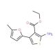 2-Amino-4-(5-methyl-furan-2-yl)-thiophene-3-carboxylic acid ethyl ester - chemical structure image