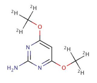 2-Amino-4,6-dimethoxypyrimidine-d6 - chemical structure image