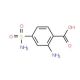 2-Amino-4-(aminosulfonyl)benzenecarboxylic acid (CAS 25096-72-4) - chemical structure image