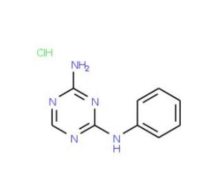 2-Amino-4-anilino-1,3,5-triazine hydrochloride (CAS 6011-10-5) - chemical structure image