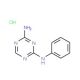 2-Amino-4-anilino-1,3,5-triazine hydrochloride (CAS 6011-10-5) - chemical structure image