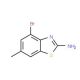 2-Amino-4-bromo-6-methylbenzothiazole (CAS 76996-16-2) - chemical structure image