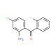 2-Amino-4-chloro-2′-fluorobenzophenone (CAS 203303-05-3) - chemical structure image