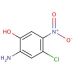 2-Amino-4-chloro-5-nitrophenol (CAS 6358-07-2) - chemical structure image