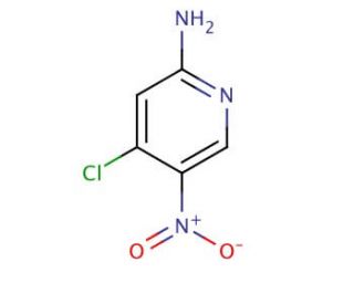 2-Amino-4-chloro-5-nitropyridine (CAS 24484-96-6) - chemical structure image