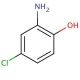 2-Amino-4-chlorophenol (CAS 95-85-2) - chemical structure image