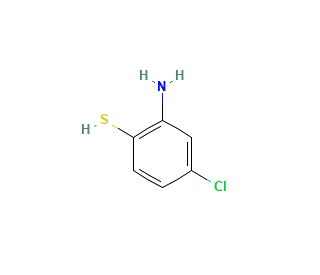 2-Amino-4-chlorothiophenol (CAS 1004-00-8) - chemical structure image