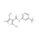 2-Amino-4-ethyl-5-methyl-N-[3-(trifluoromethyl)-phenyl]thiophene-3-carboxamide - chemical structure image