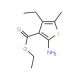 2-Amino-4-ethyl-5-methyl-thiophene-3-carboxylic acid ethyl ester (CAS 82546-91-6) - chemical structure image