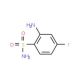 2-amino-4-fluorobenzene-1-sulfonamide - chemical structure image