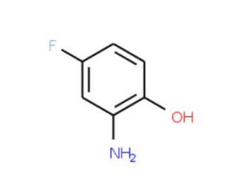 2-Amino-4-fluorophenol (CAS 399-97-3) - chemical structure image