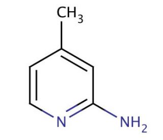 2-Amino-4-methylpyridine (CAS 695-34-1) - chemical structure image