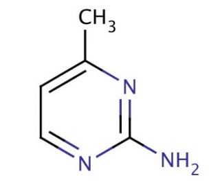 2-Amino-4-methylpyrimidine (CAS 108-52-1) - chemical structure image