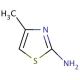 2-Amino-4-methylthiazole (CAS 1603-91-4) - chemical structure image