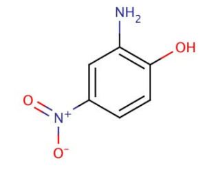 2-Amino-4-nitrophenol (CAS 99-57-0) - chemical structure image