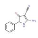 2-amino-4-oxo-5-phenyl-4,5-dihydro-1H-pyrrole-3-carbonitrile - chemical structure image