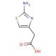 2-Amino-4-thiazoleacetic acid (CAS 29676-71-9) - chemical structure image