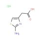 2-Amino-4-thiazoleacetic acid hydrochloride (CAS 66659-20-9) - chemical structure image