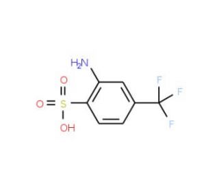 2-Amino-4-trifluoromethyl-benzenesulfonic acid (CAS 1513-44-6) - chemical structure image