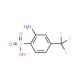 2-Amino-4-trifluoromethyl-benzenesulfonic acid (CAS 1513-44-6) - chemical structure image