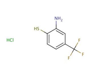 2-Amino-4-(trifluoromethyl)benzenethiol hydrochloride (CAS 4274-38-8) - chemical structure image